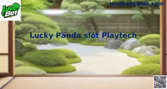 Imagem ampliada do Lucky Panda slot Playtech em navegador