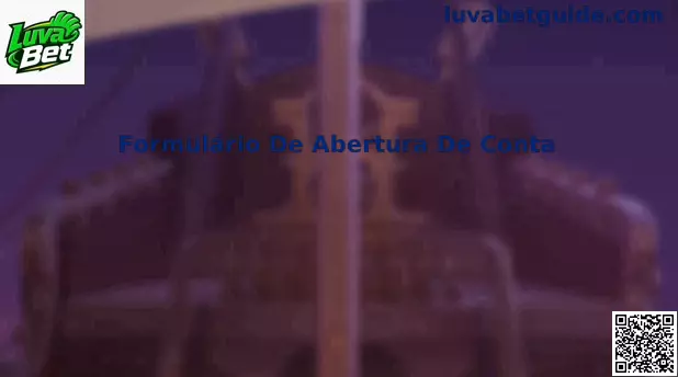 Formulário De Abertura De Conta Luva Bet