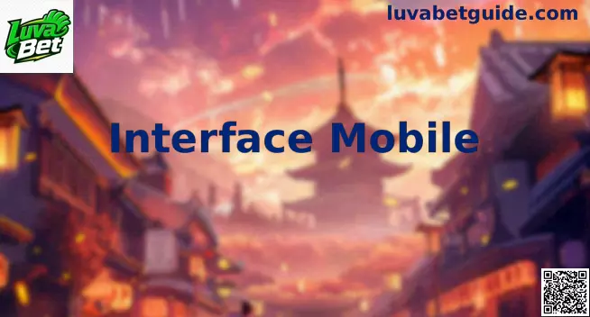 Exemplo visual da Interface Mobile da Luva Bet em um celular