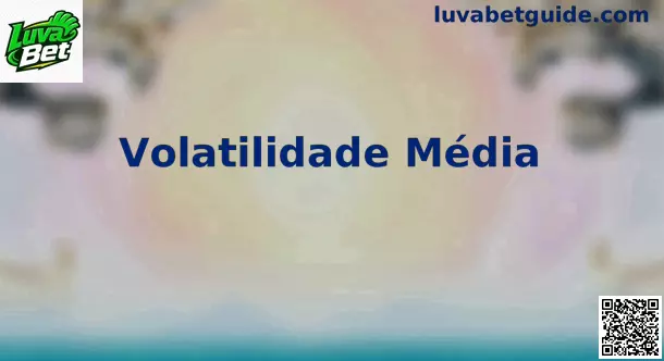 Ilustração sobre Volatilidade Média em slots da Luva Bet