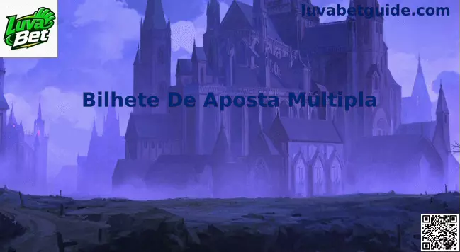 Interface do Bilhete De Aposta Múltipla na plataforma Luva Bet