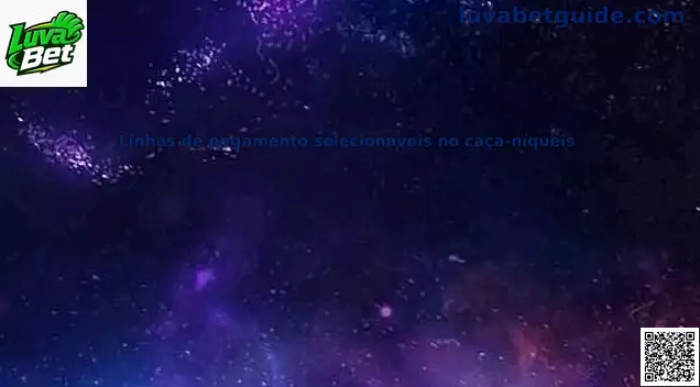 Linhas de pagamento selecionáveis no caça-níqueis