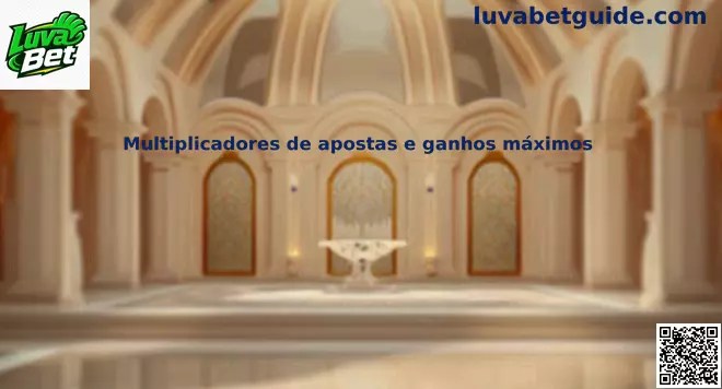 Multiplicadores de apostas e ganhos máximos